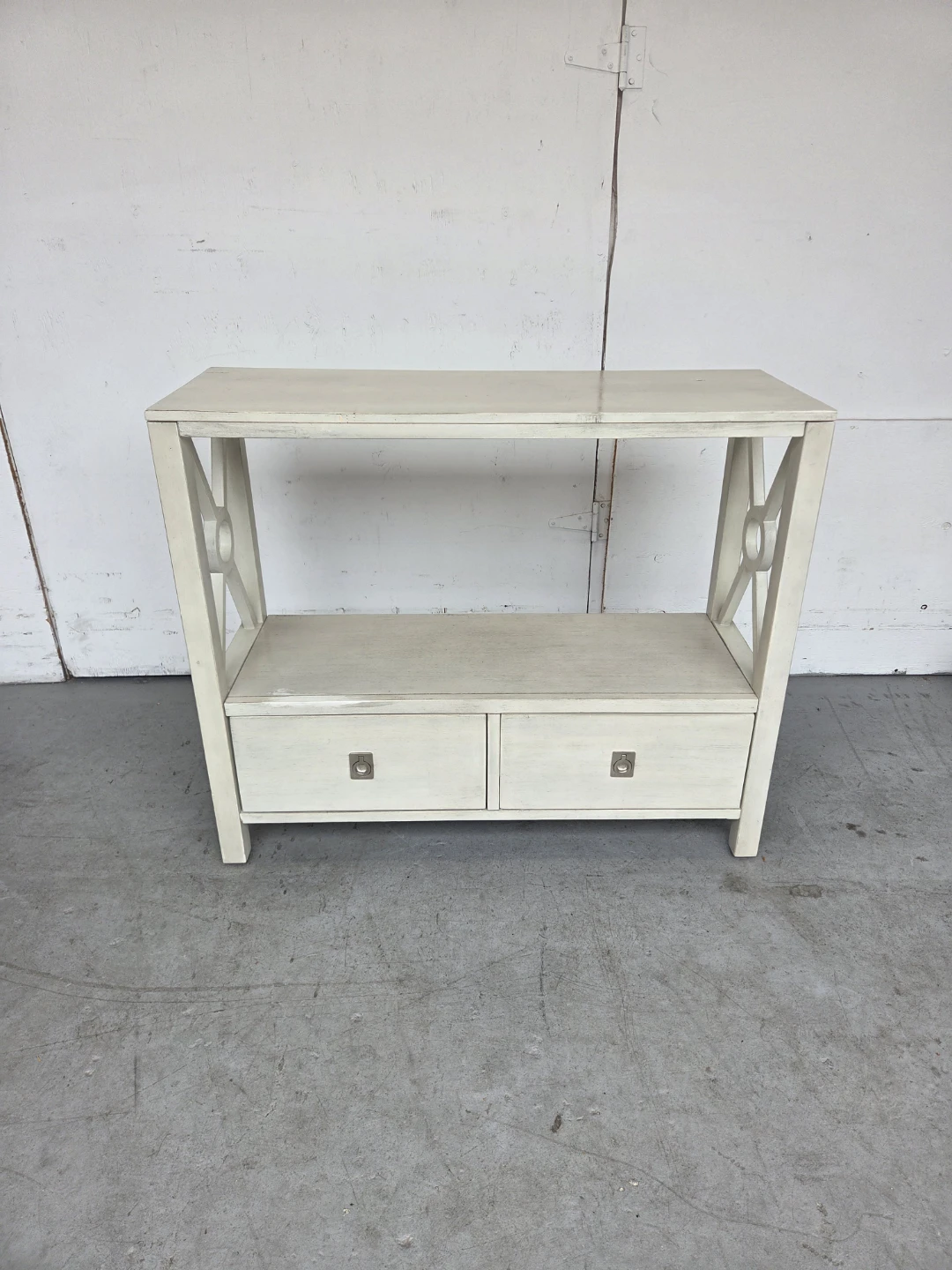 Cream Console Table with 2 Drawers - photo 3