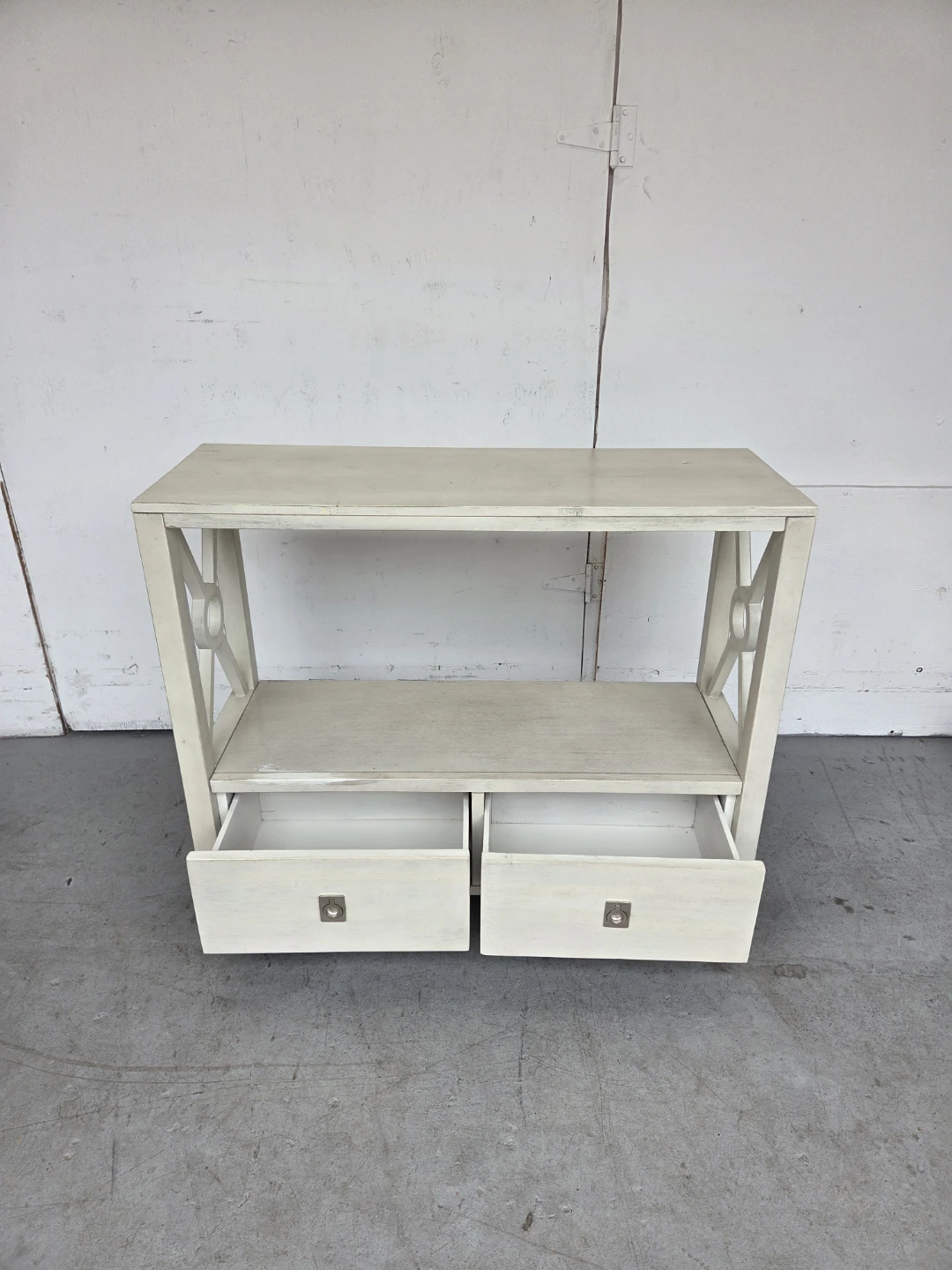 Cream Console Table with 2 Drawers - photo 4