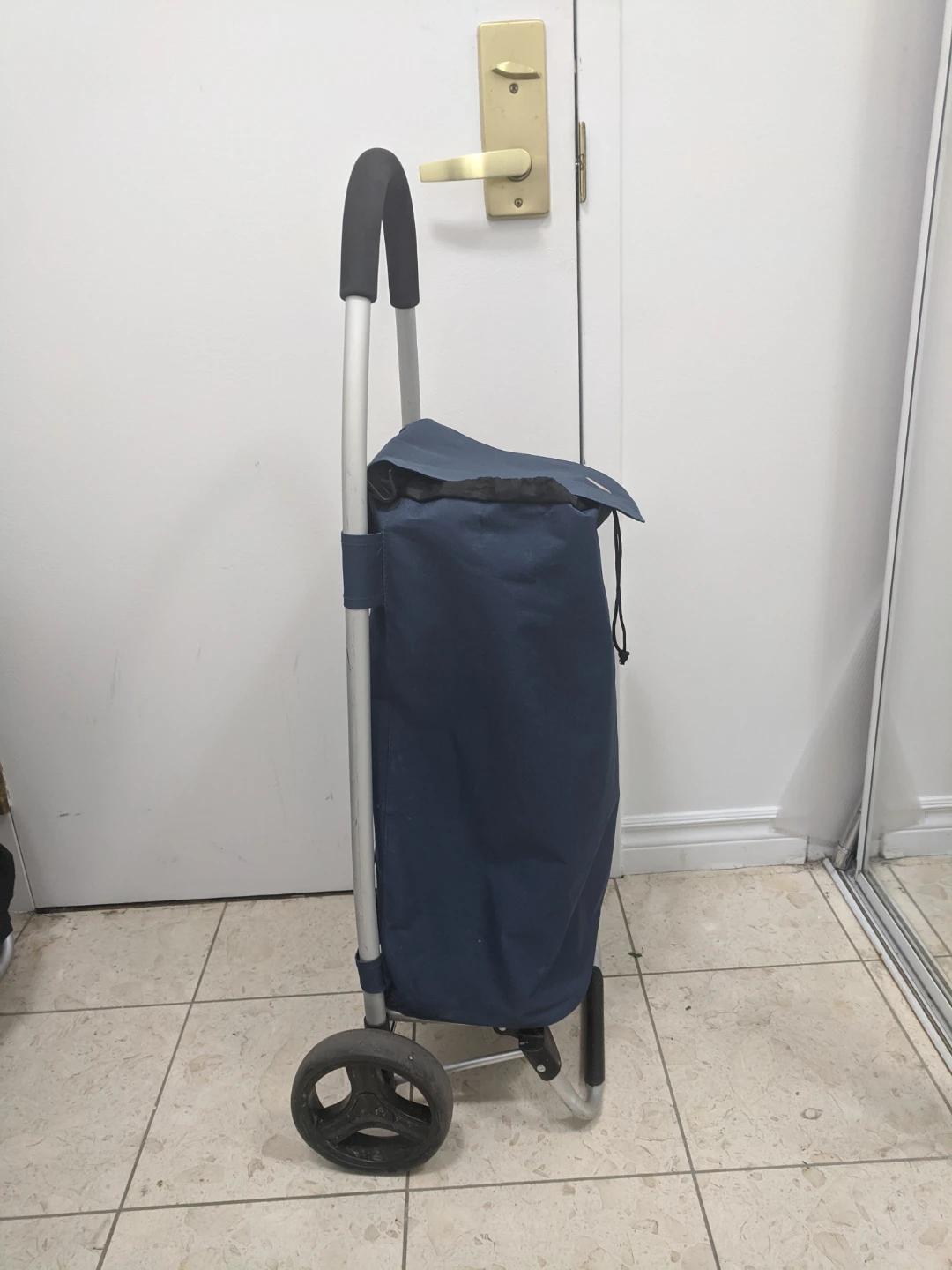 Navy Blue Shopping Cart Trolley - photo 2