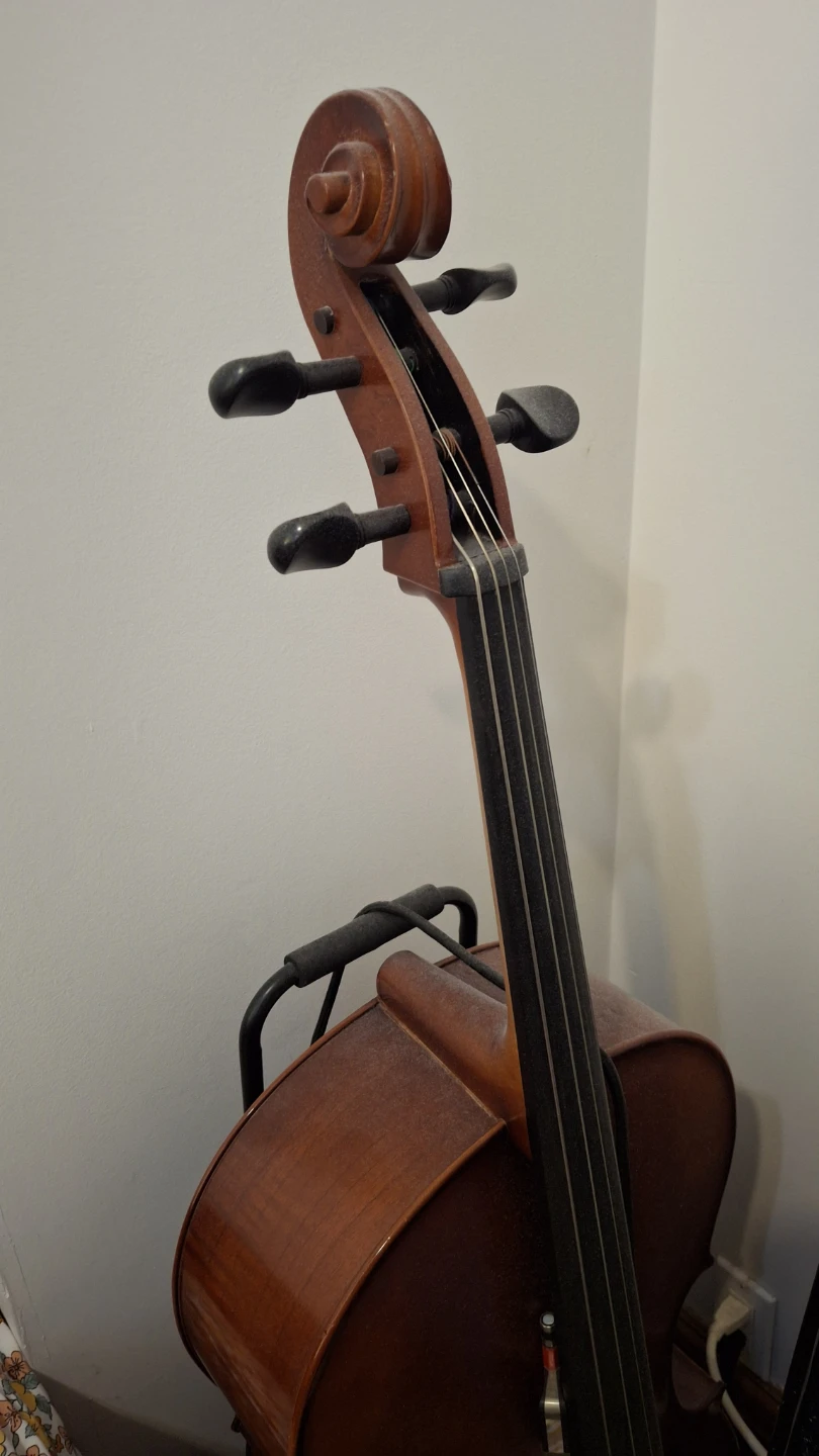 Brown Wooden Cello