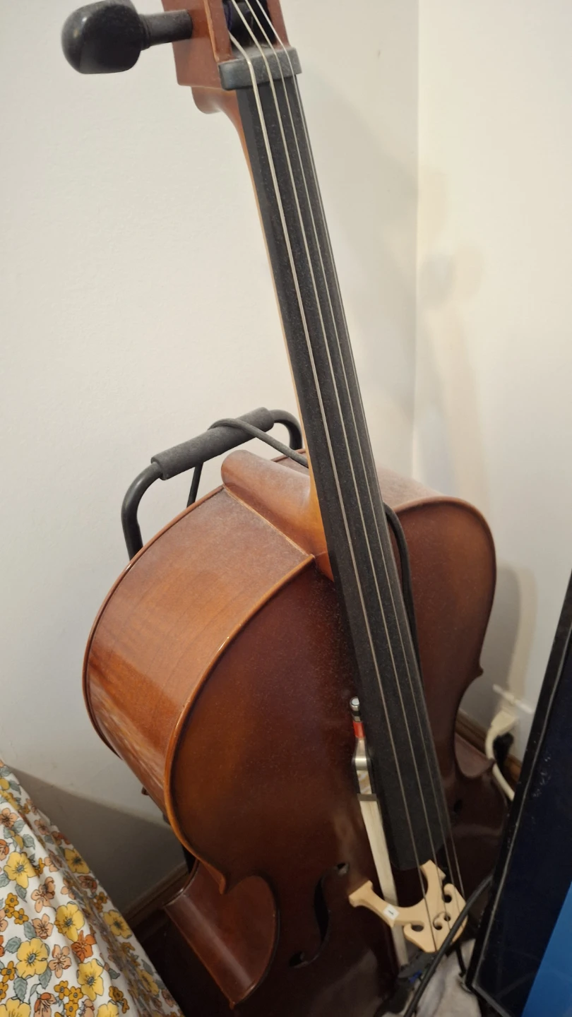 Brown Wooden Cello - photo 2