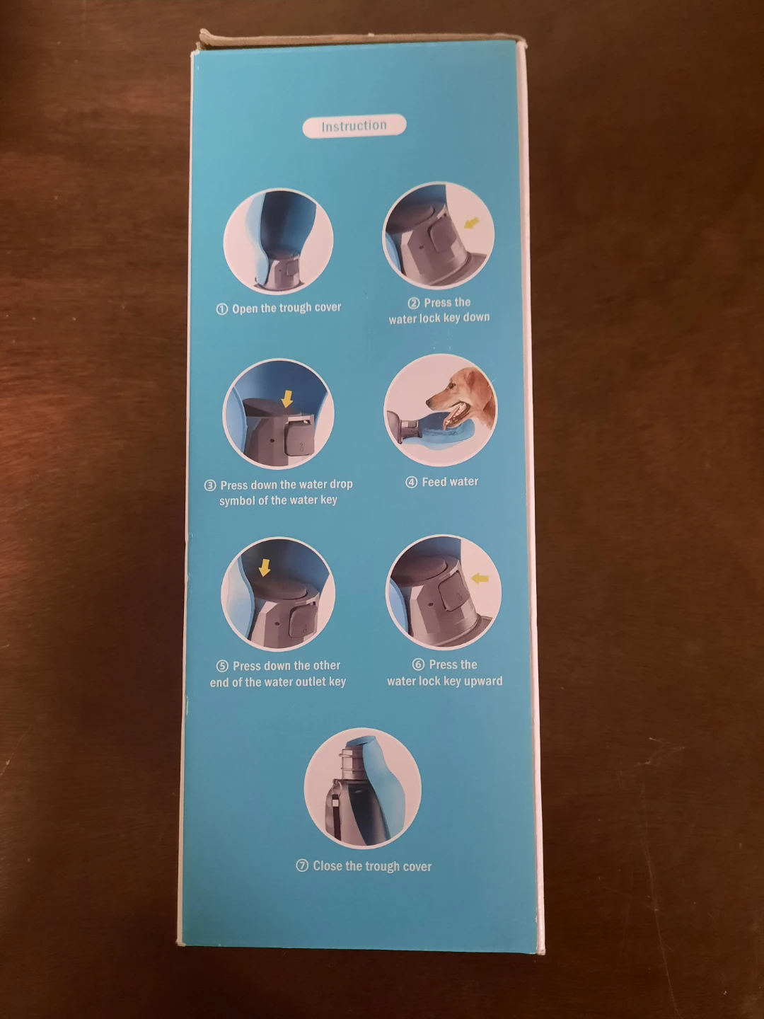 Portable Dog Water Bottle 800ml/27oz - photo 2