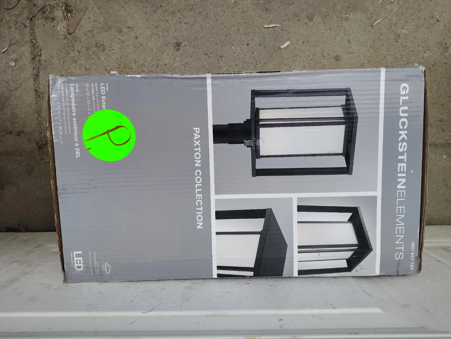 GlucksteinElements Paxton Collection LED Exterior Post Lantern