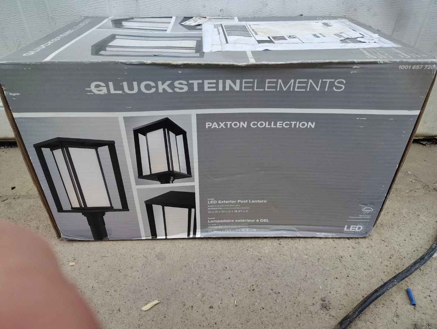 GlucksteinElements Paxton Collection LED Exterior Post Lantern - photo 2