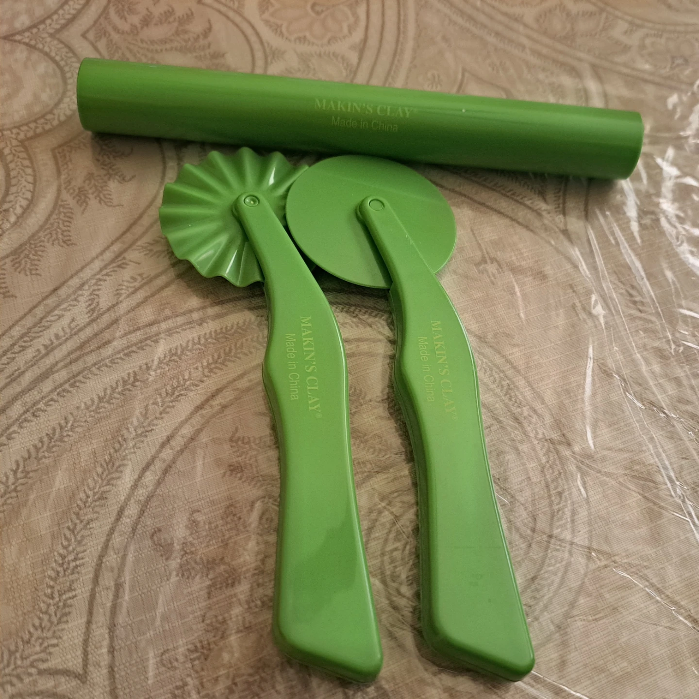 Makin's Clay Rolling Pin and Cutters Set