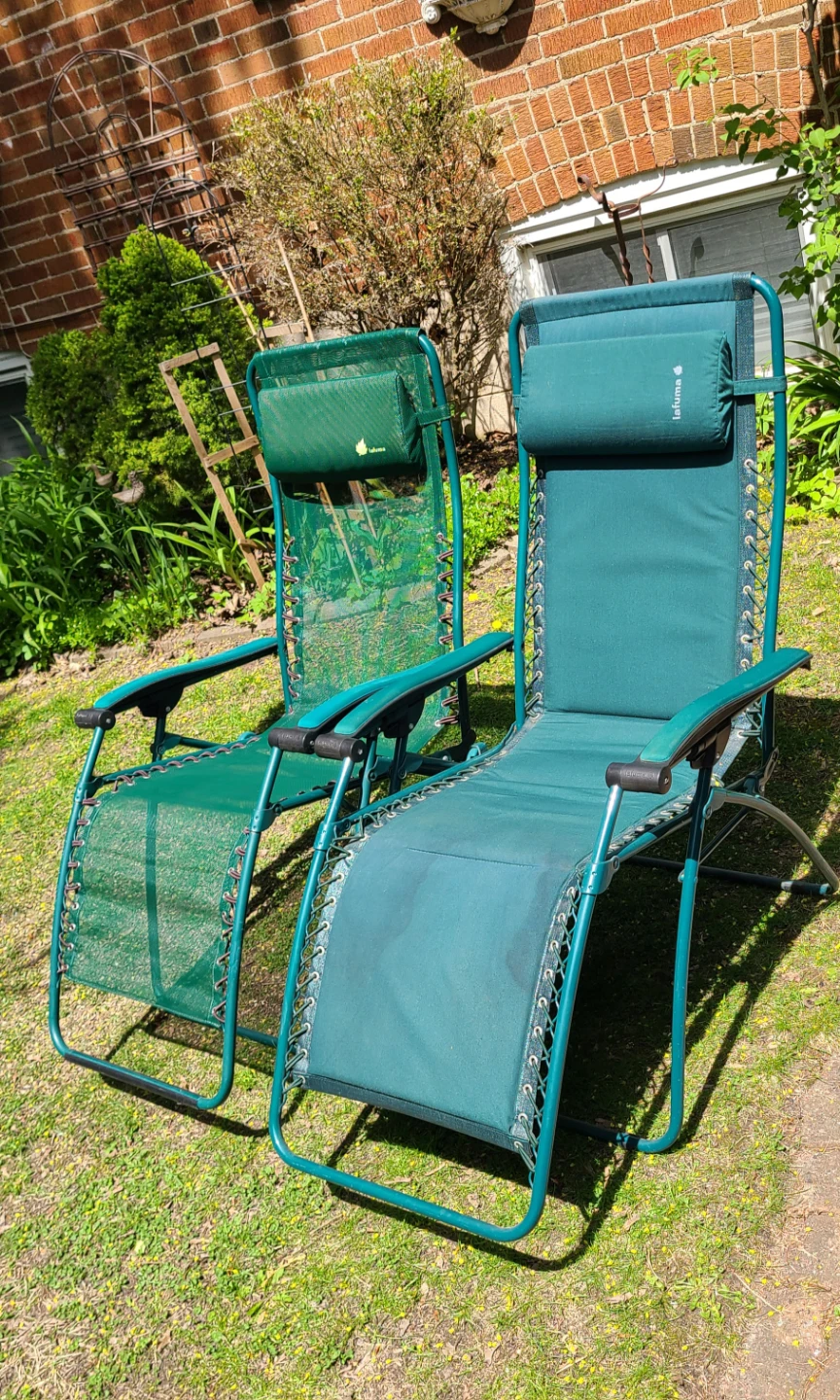 $100 for 2! LaFuma Zero Gravity Reclining Chairs - Top Quality!