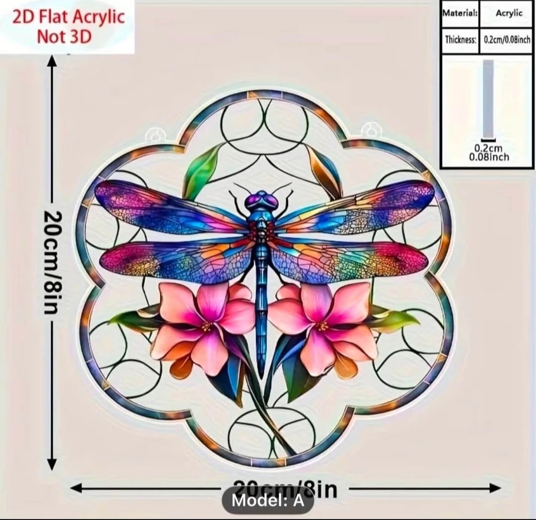 Dragonfly Window Suncatcher - photo 2