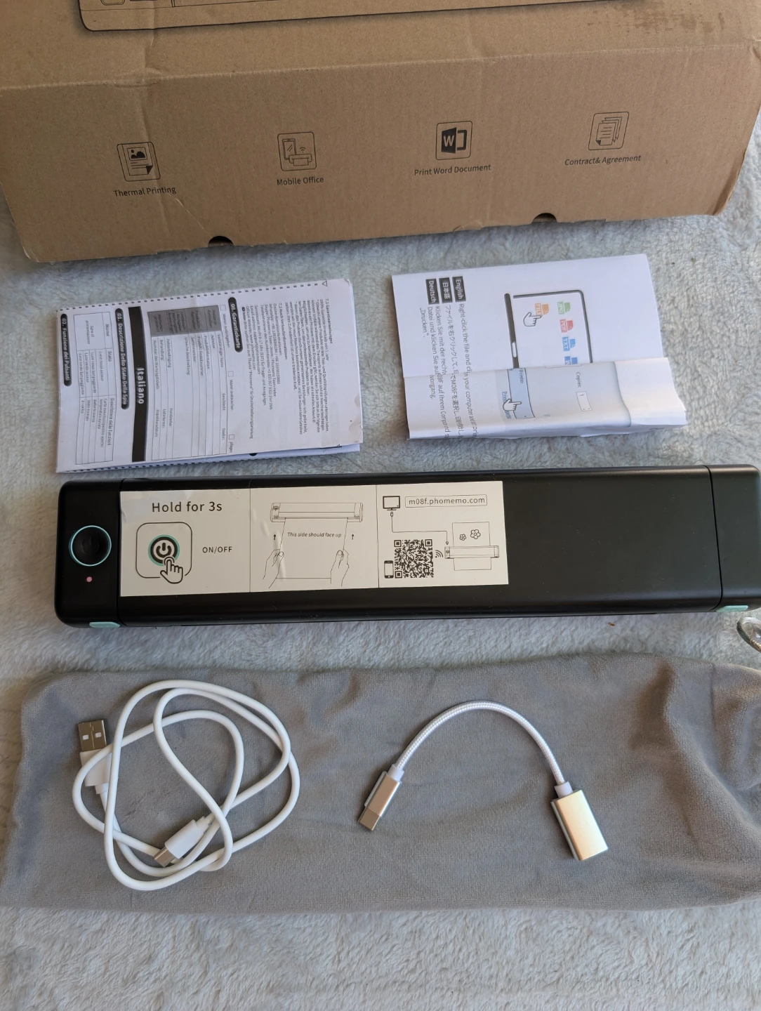 Phomemo Portable thermal printer - photo 2