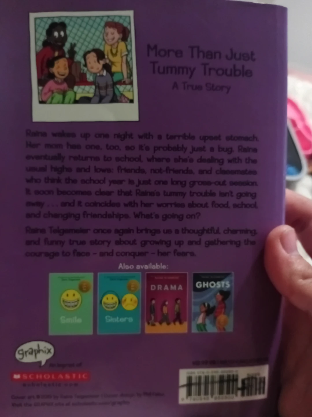 Raina Telgemeier Guts Graphic Novel - photo 2