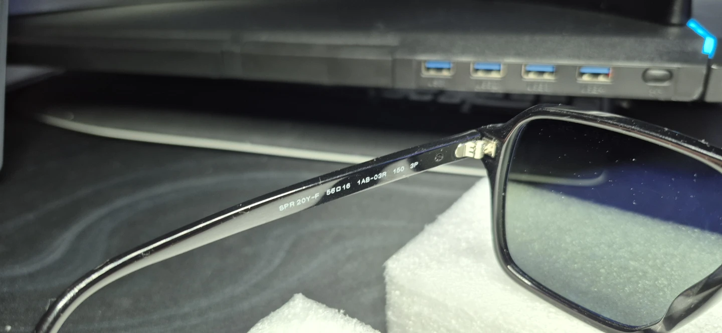 Prada Men SPR 20Y-F Sunglasses. Green lens(1AB - O3R ) - photo 5