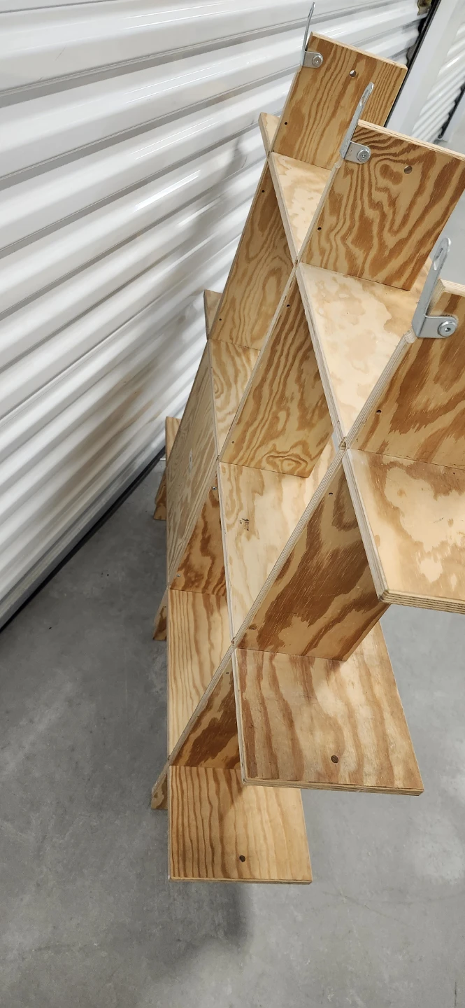 Wooden wall shelf - photo 4
