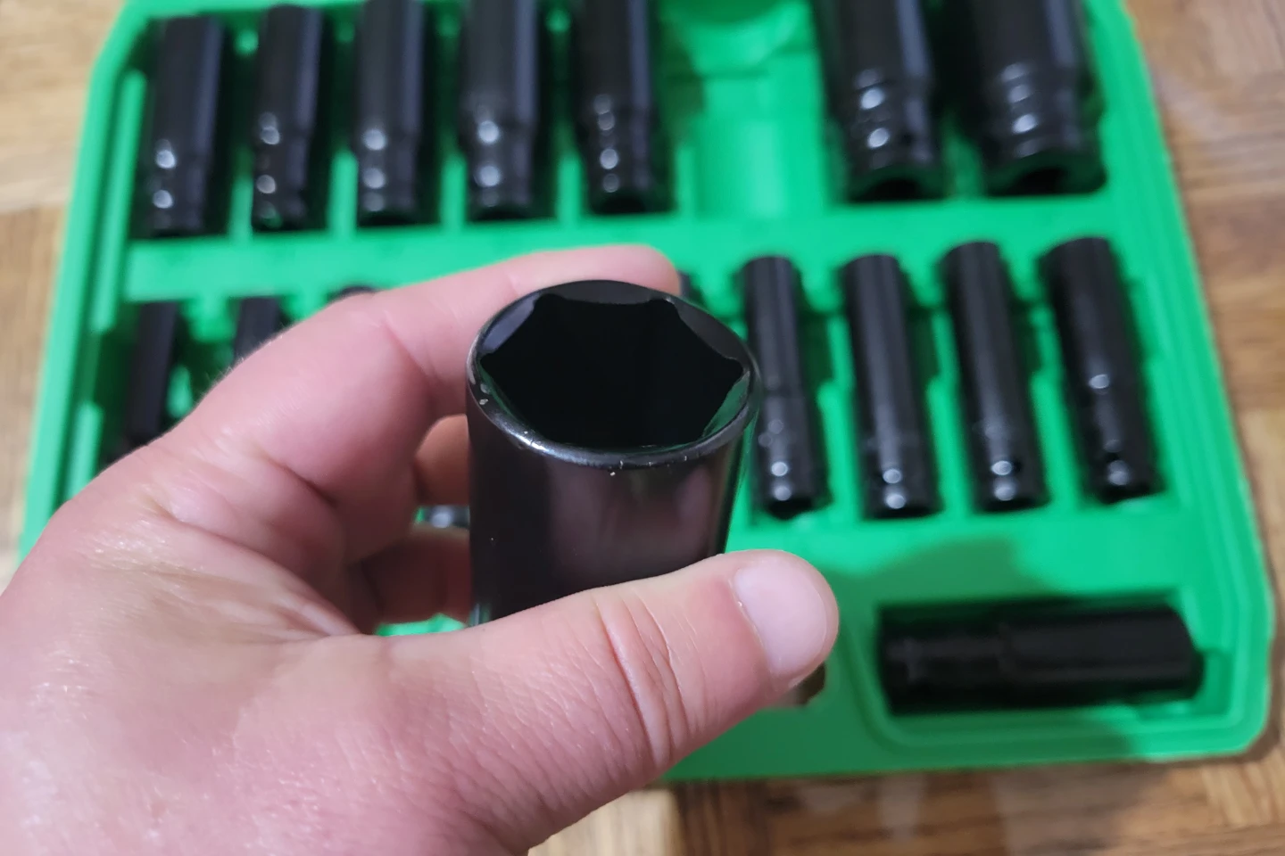 NEW 20 Piece 1/2" Drive METRIC Socket Set - photo 4