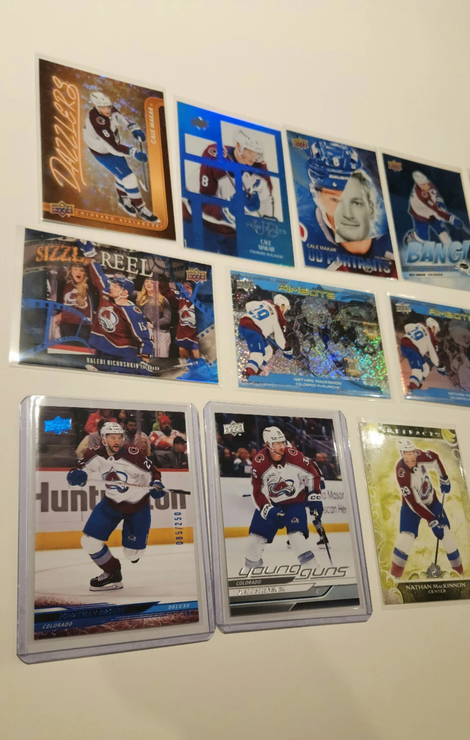 Pick Up x12 Colorado Avalanche Hockey Card w/ YG+Parallel+#'d - photo 2
