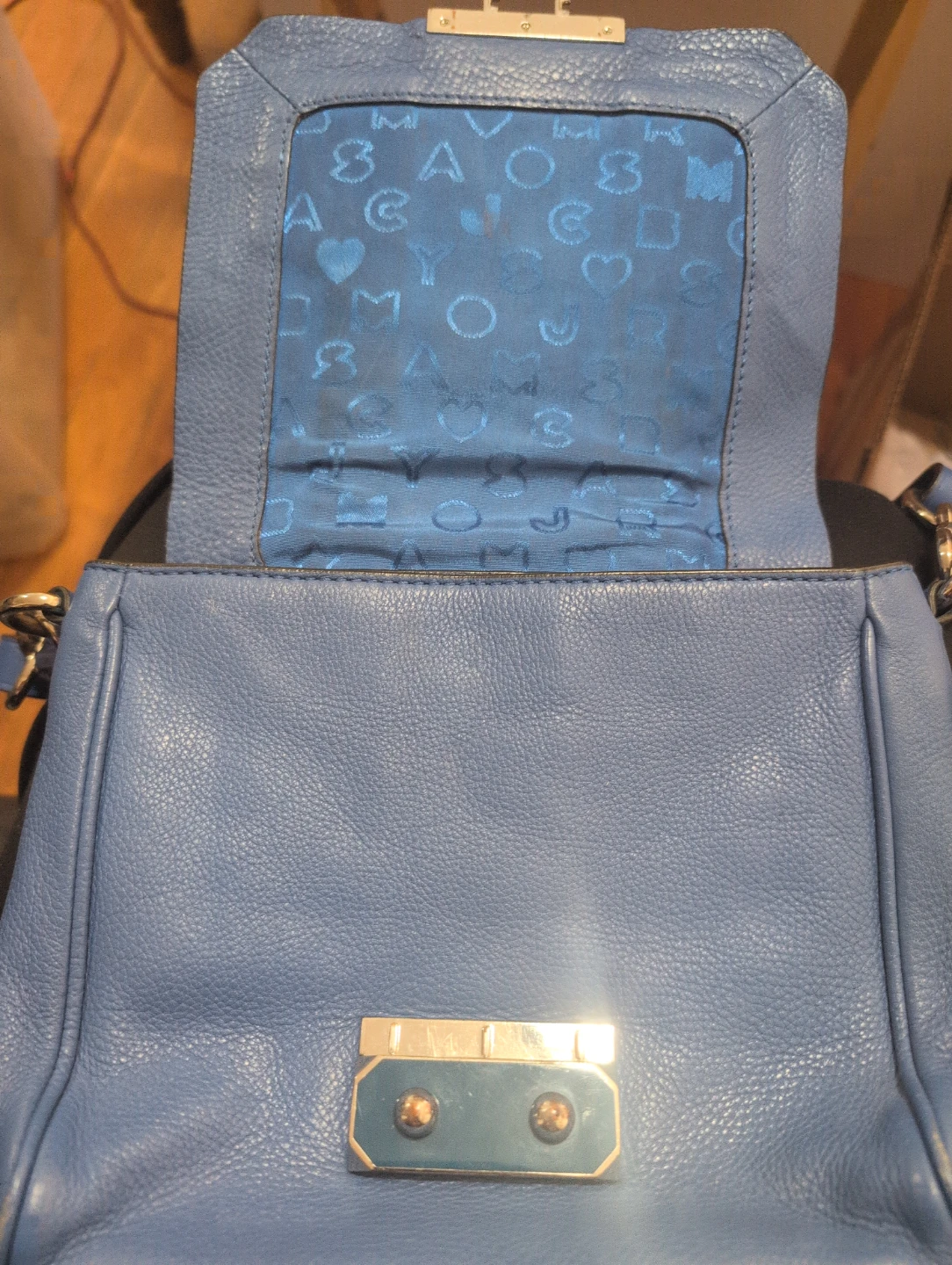 Marc by Marc Jacobs Blue Leather Shoulder Bag - photo 4