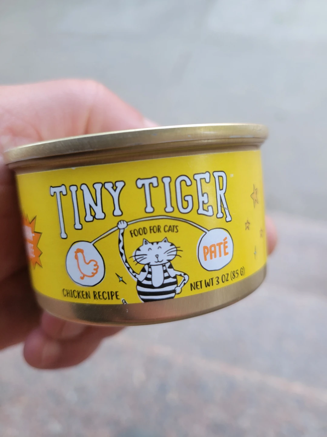 Tiny Tiger Chicken Recipe Pate Cat Food - 3 oz can