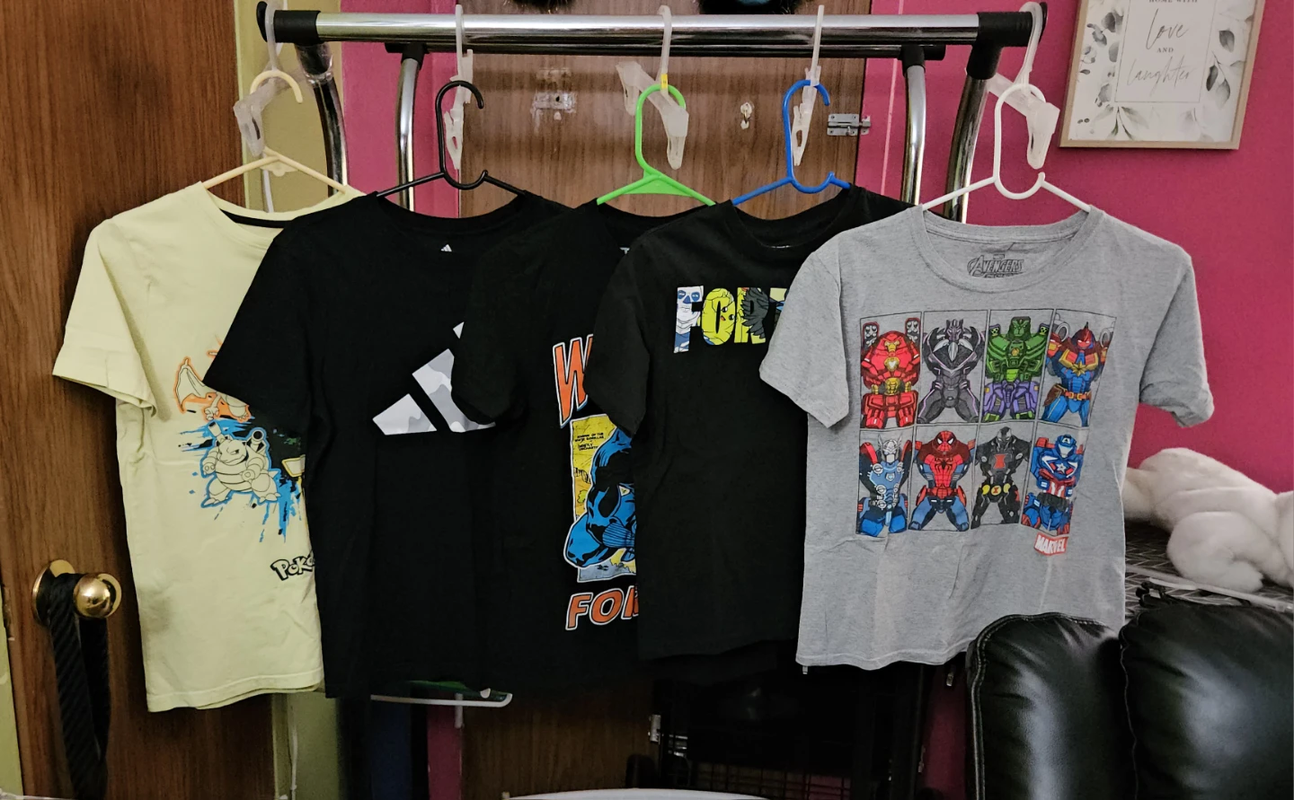 Assorted Boys Graphic T-Shirts - Pokemon, Marvel, Fortnite