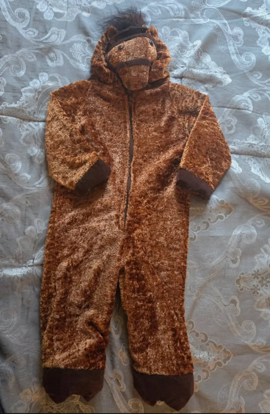 Kids Brown Horse Costume Jumpsuit 3T-4T