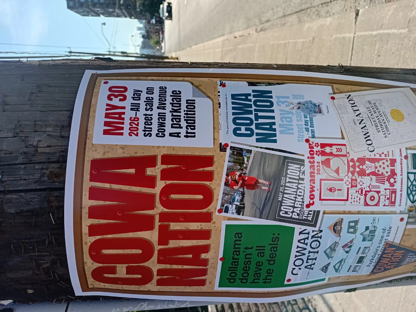 Cowan Nation Street Sale Poster
