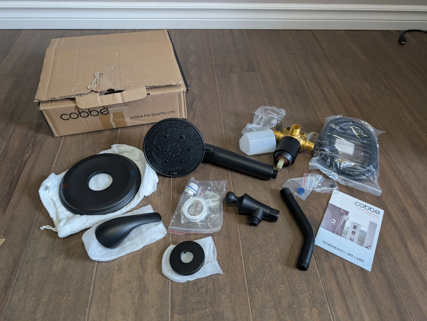 Brand New Black Shower Set With Filter For Sale - photo 4