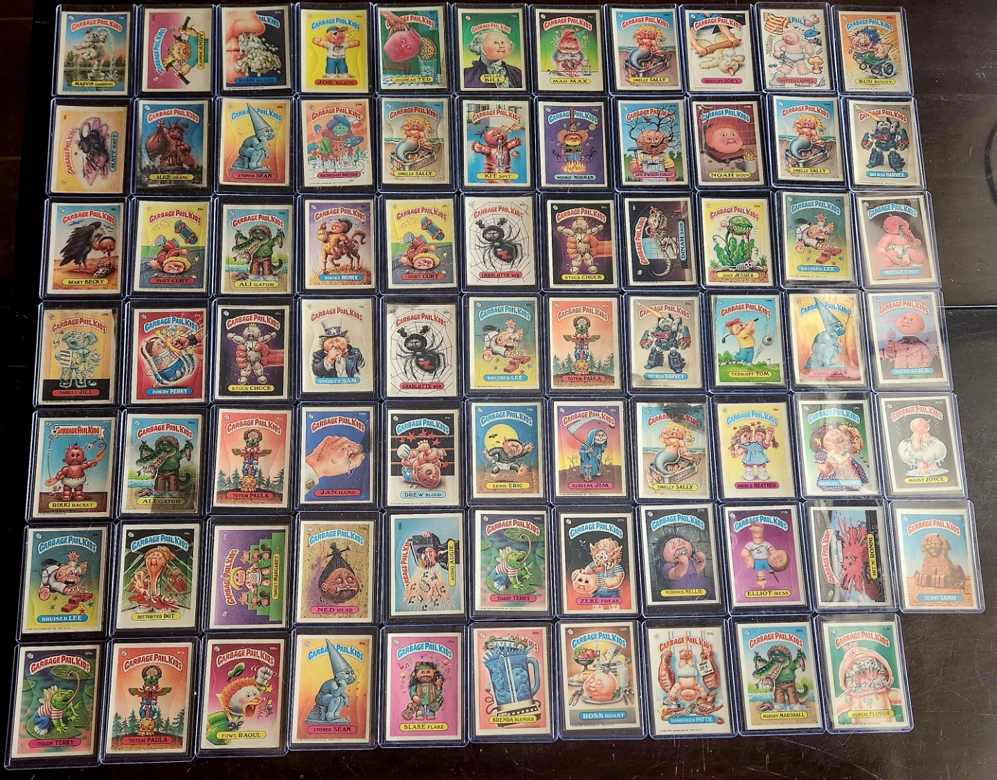 76 Vintage Garbage Pail Kids Cards - 1986 GPK Lot
