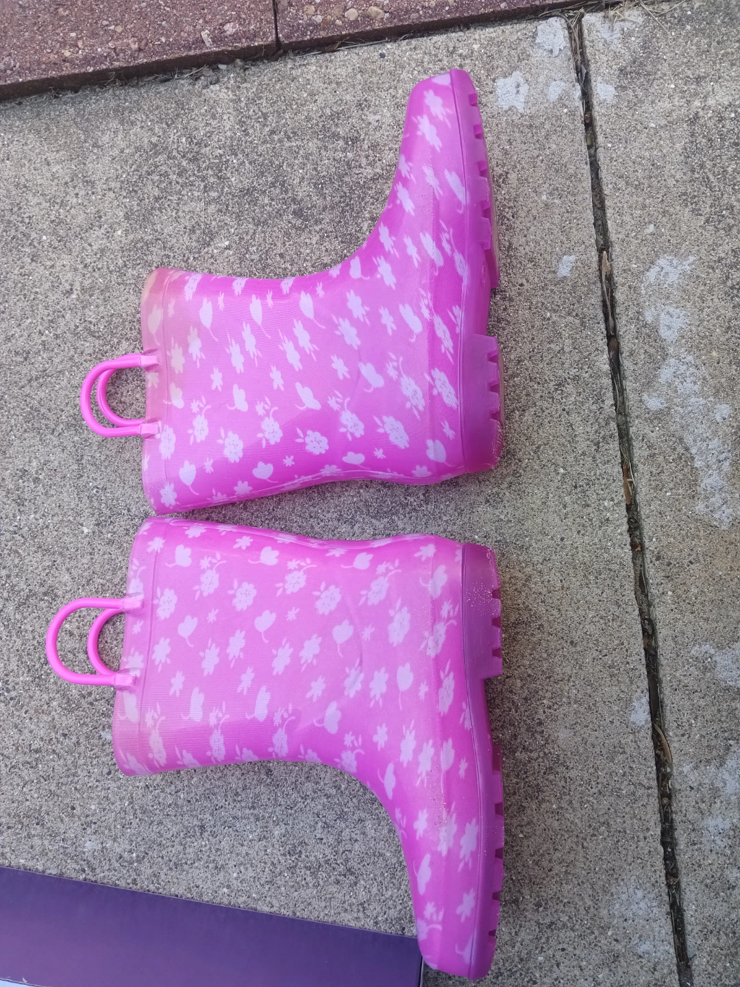 Paw Patrol Pink Rain Boots Size 11/12 - photo 3