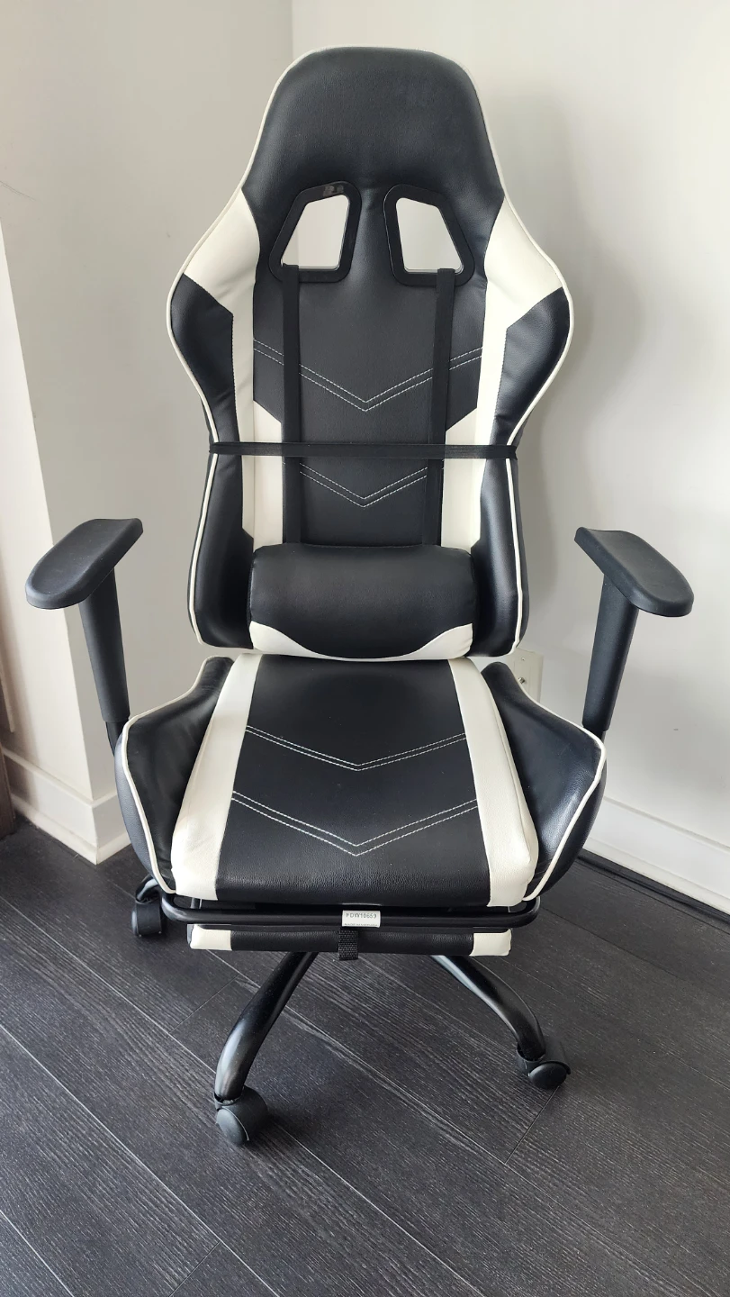 Black and White Gaming Chair