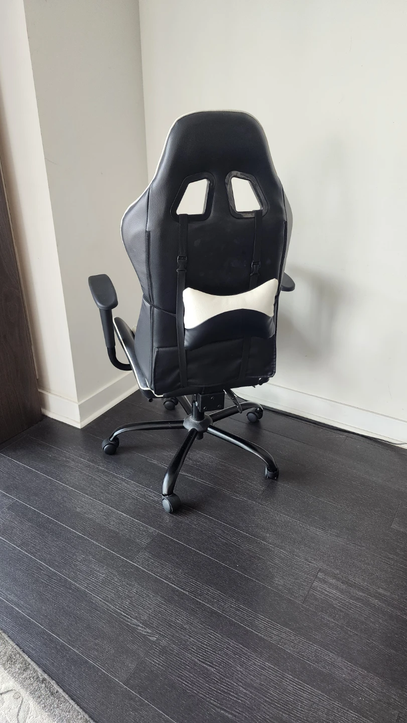 Black and White Gaming Chair - photo 3