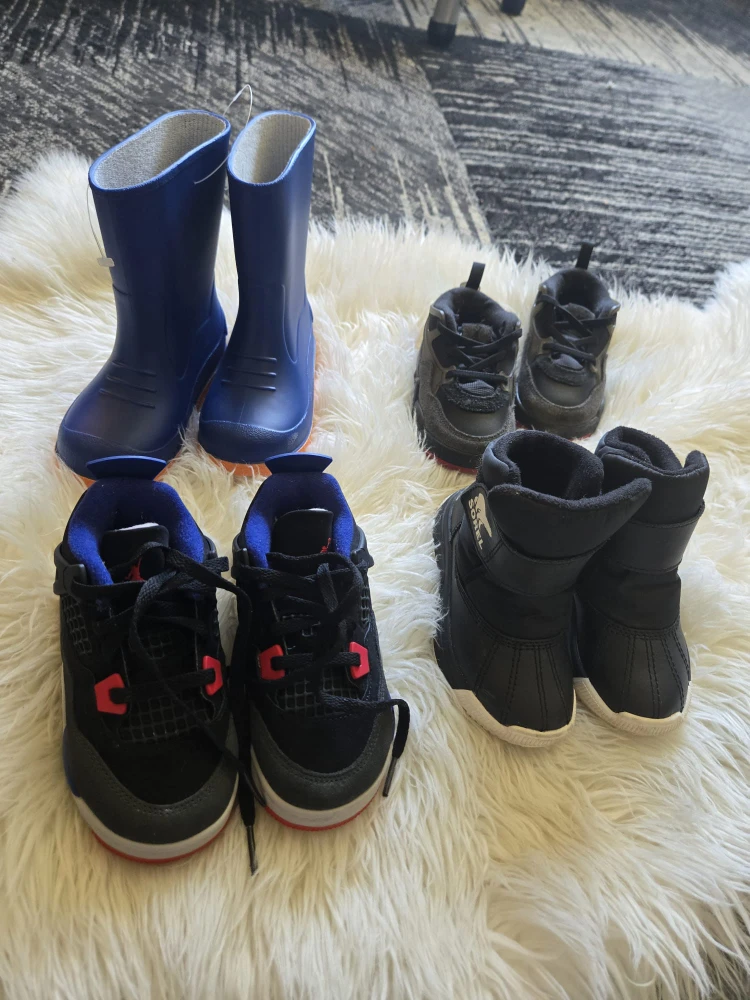 Kids' Winter Boots and Sneakers Bundle