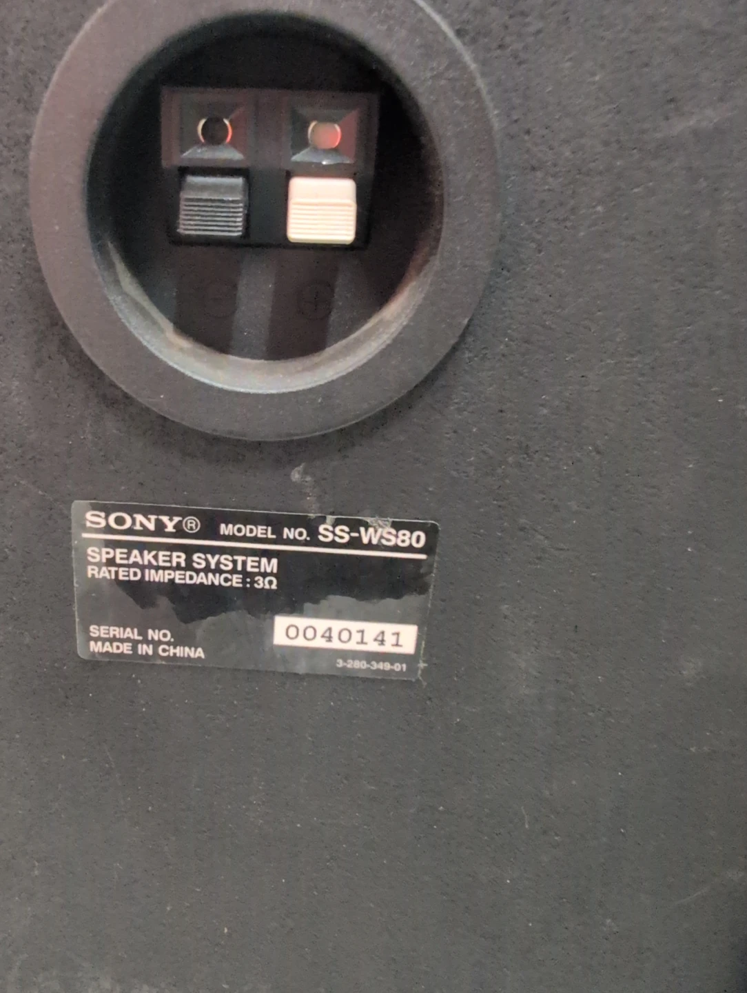 Sony SS-TS102 SS-TS103 SS-WS80 Speaker System - photo 2