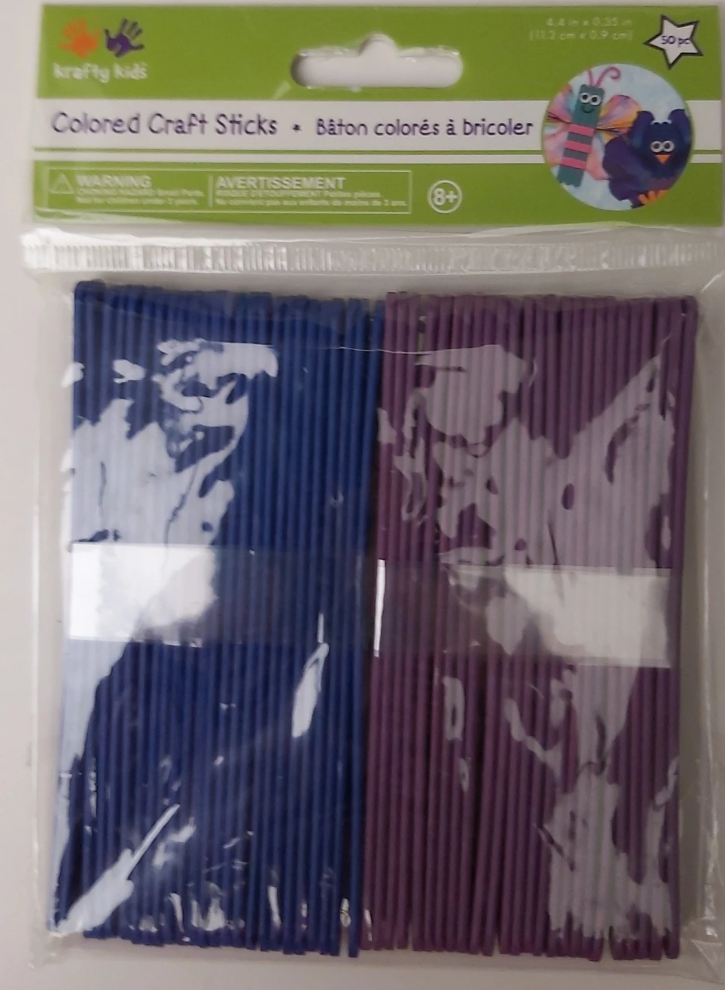 Krafty Kids Colored Craft Sticks