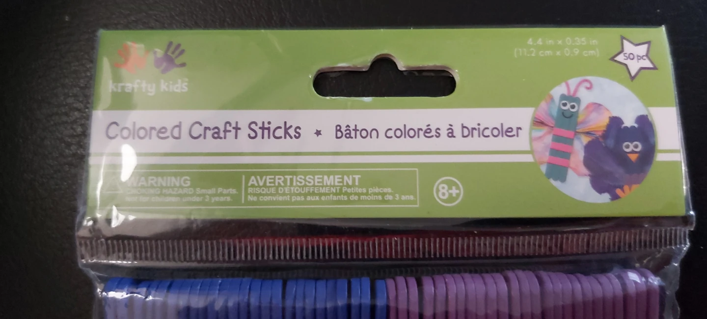 Krafty Kids Colored Craft Sticks - photo 4