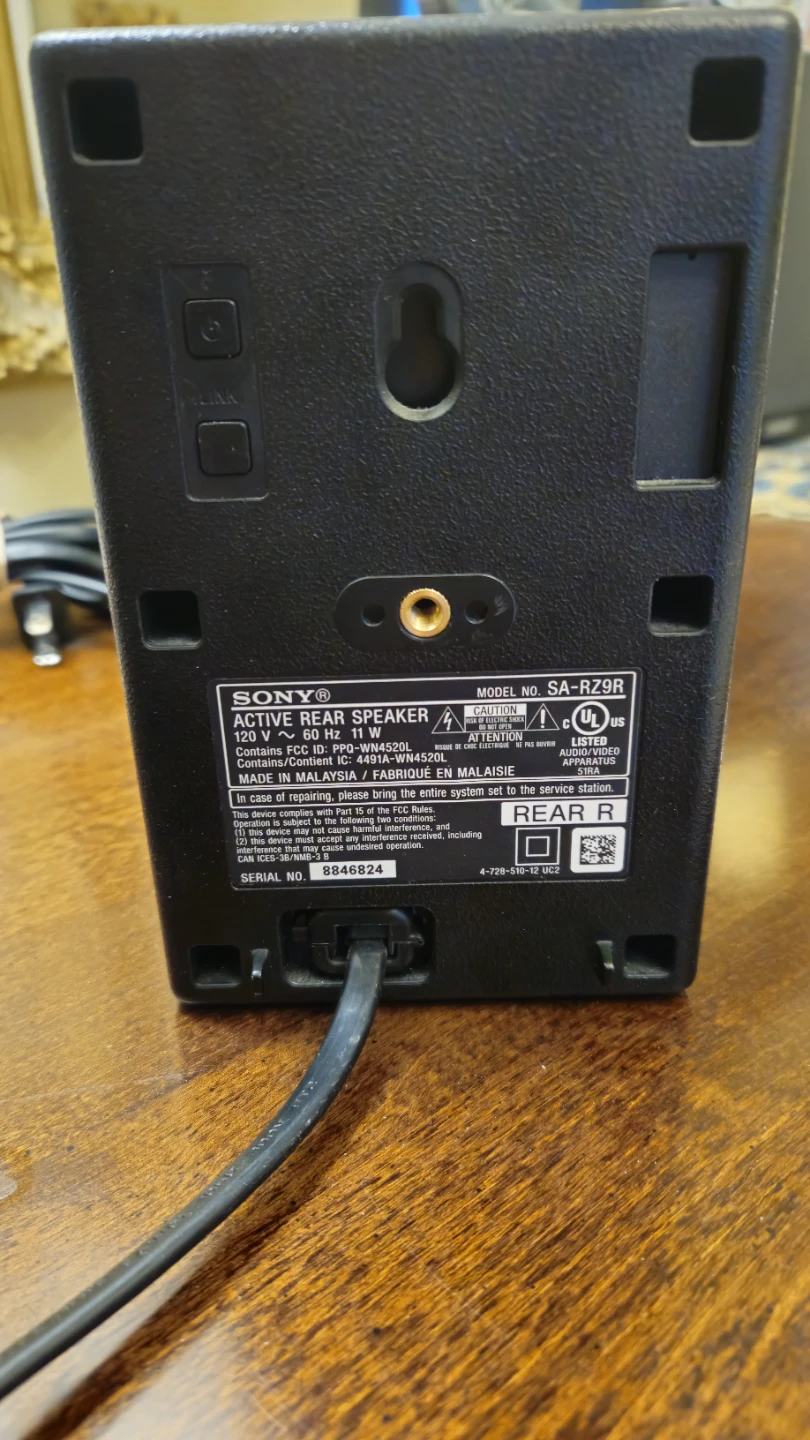 Sony SA-RZ9R Active Rear Speakers - photo 4