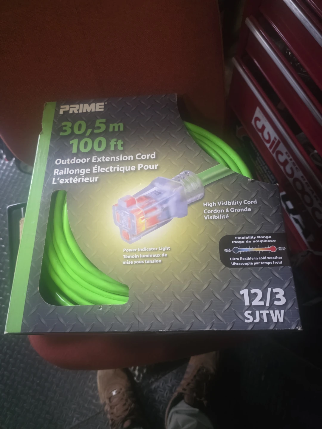 Prime 100 ft Outdoor Extension Cord