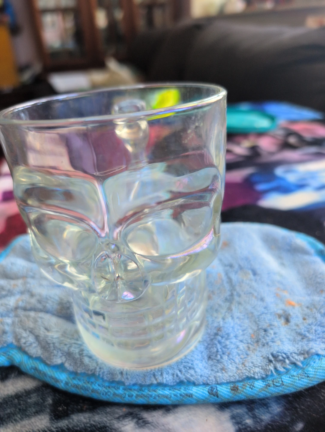 Skull Shaped Glass Mug