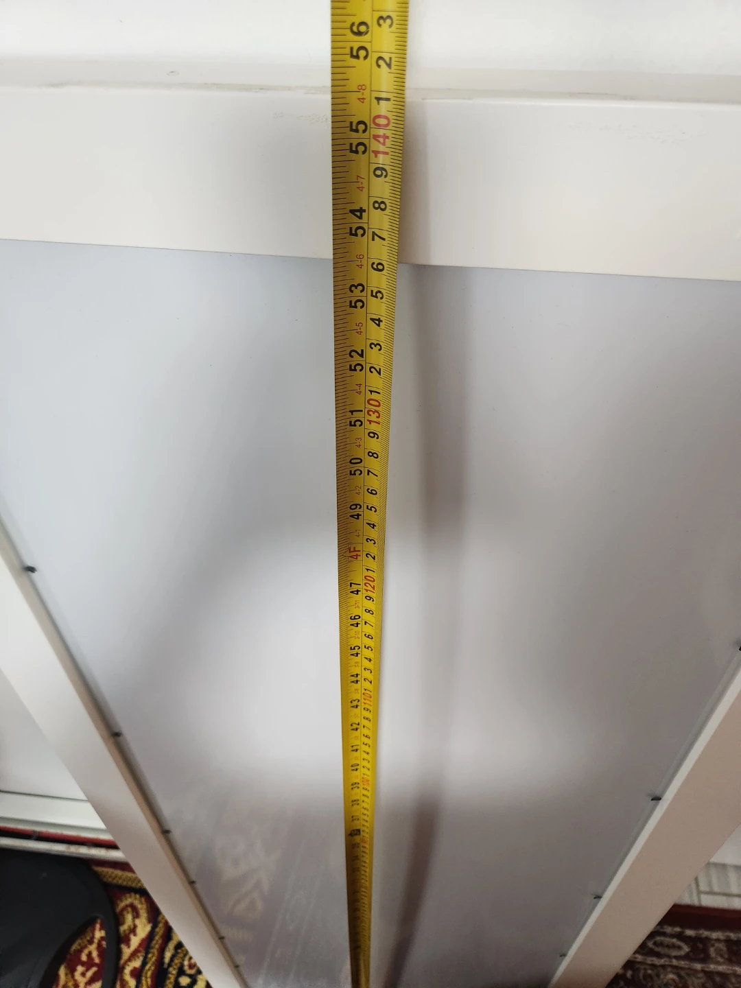 White Framed Full Length Mirror - photo 4