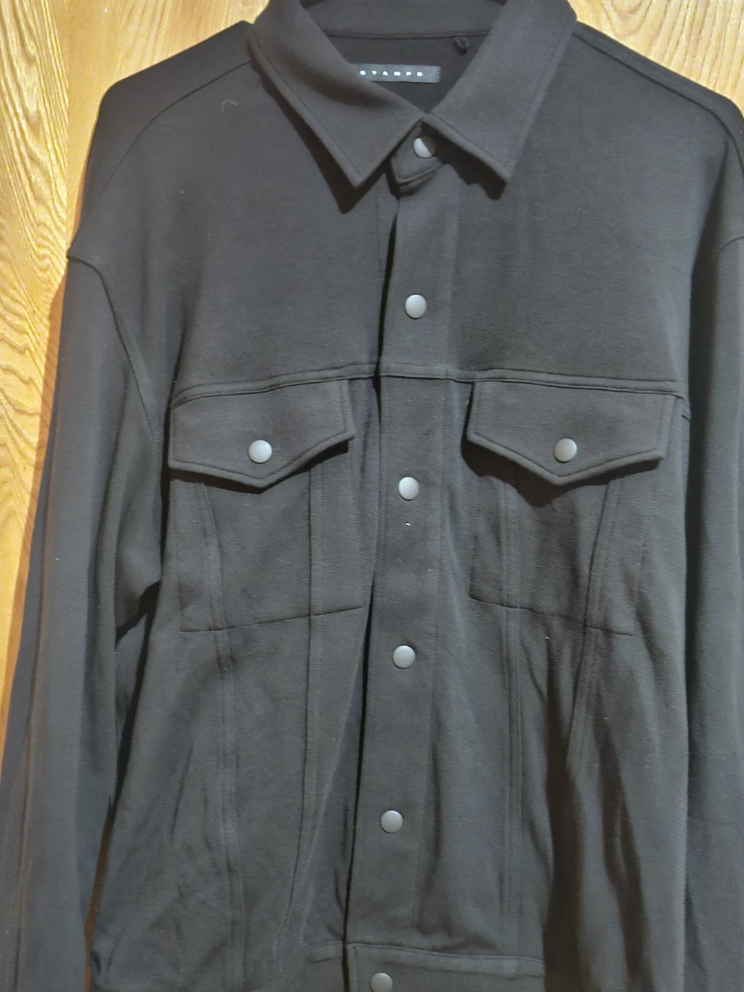 Stampd Black Button-Up shacket