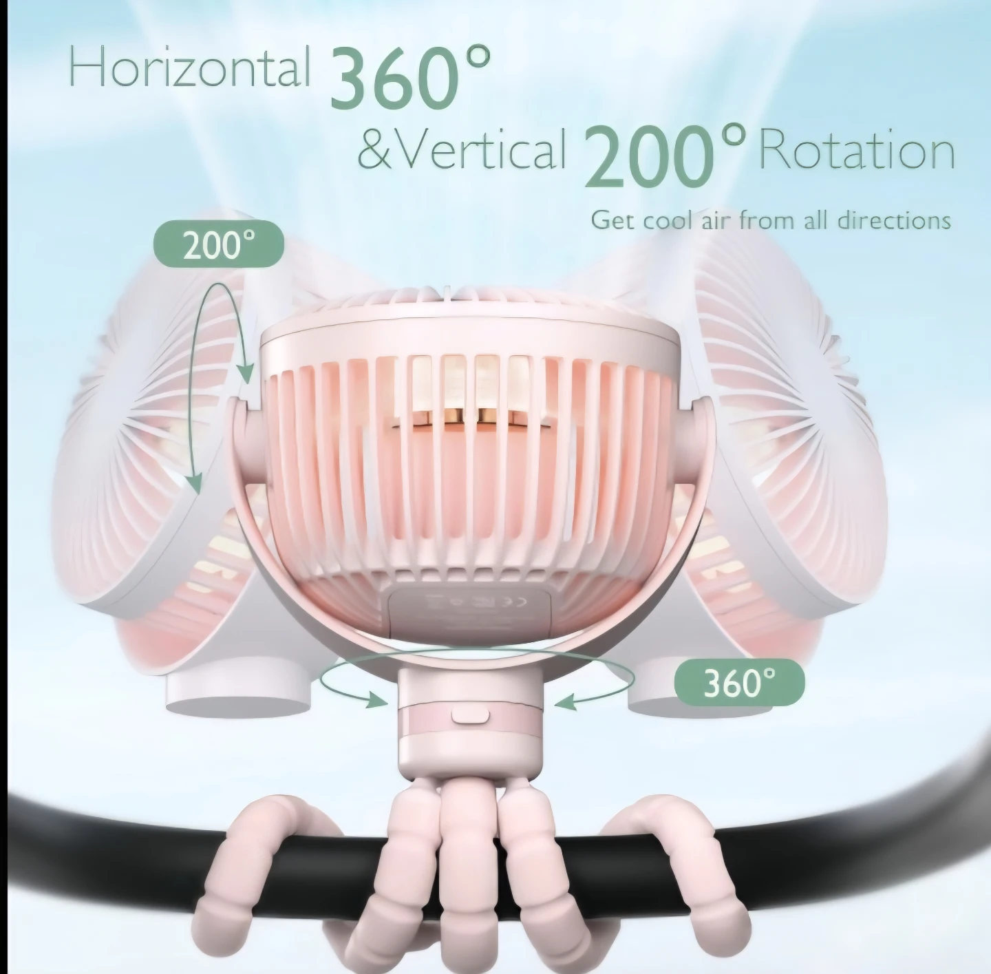 Momcozy Flexible Stroller Fan - photo 2