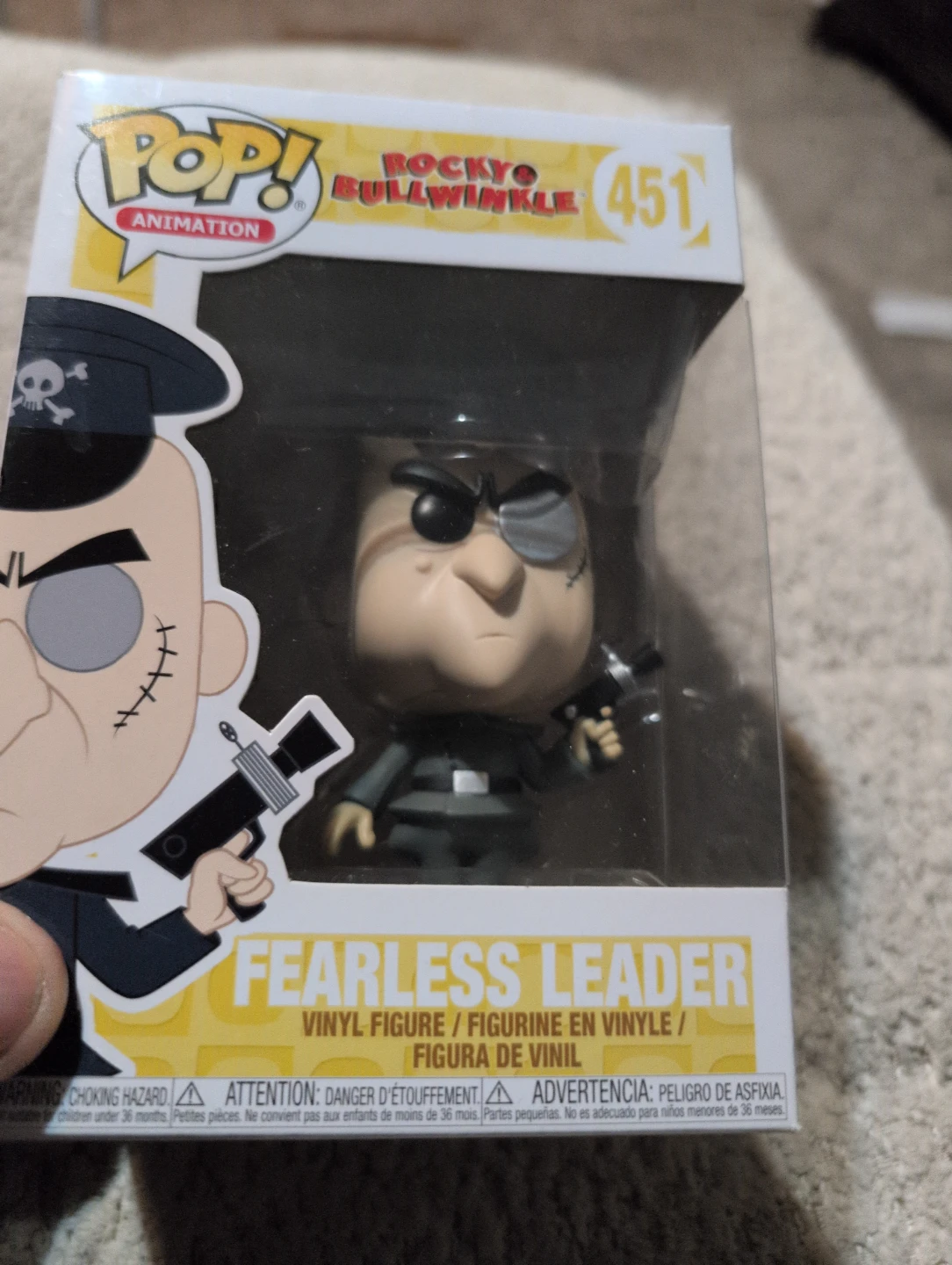 Funko Pop! Animation Rocky & Bullwinkle 451 Fearless Leader