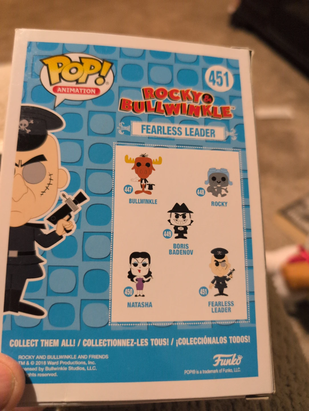 Funko Pop! Animation Rocky & Bullwinkle 451 Fearless Leader - photo 2