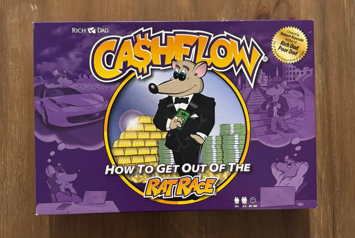Rich Dad Cashflow How To Get Out Of The Rat Race Board Game
