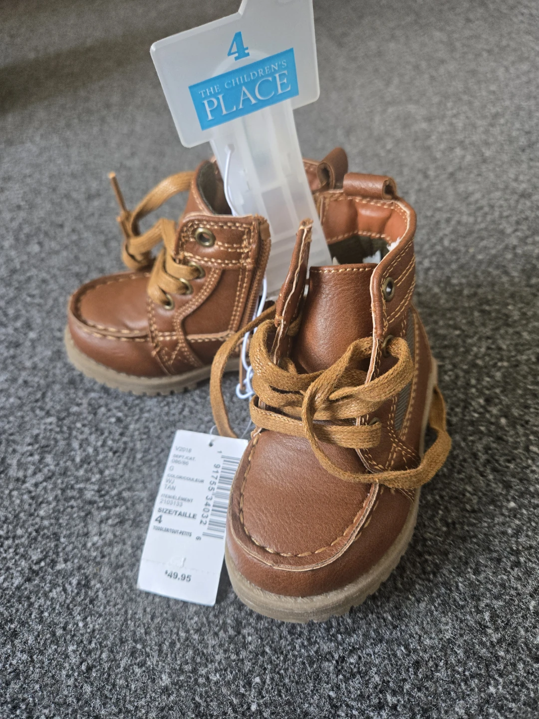 The Children's Place Toddler Brown Boots Size 4
