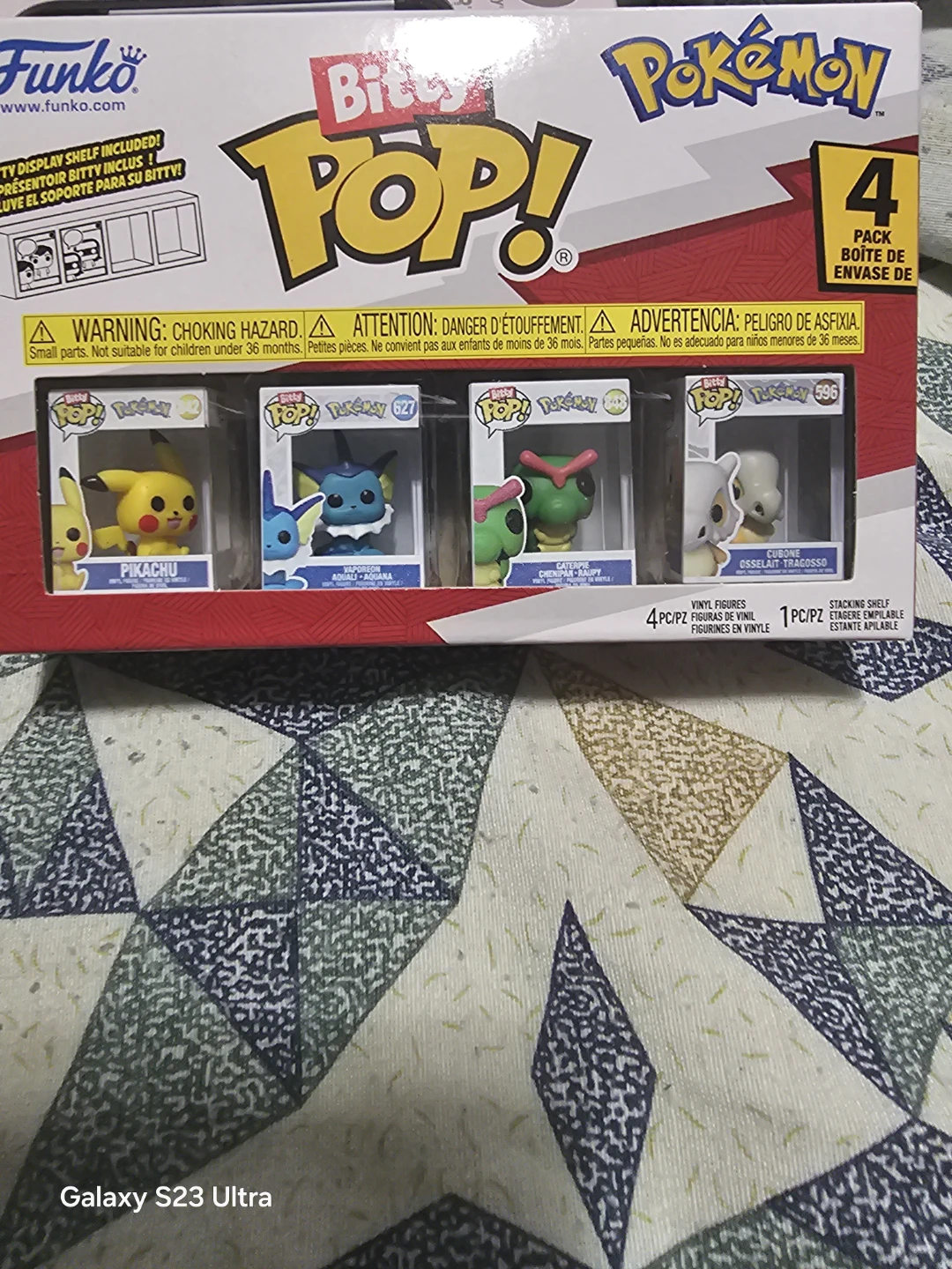 Funko Pokémon Bitty Pop! 4 Pack with Display Shelf