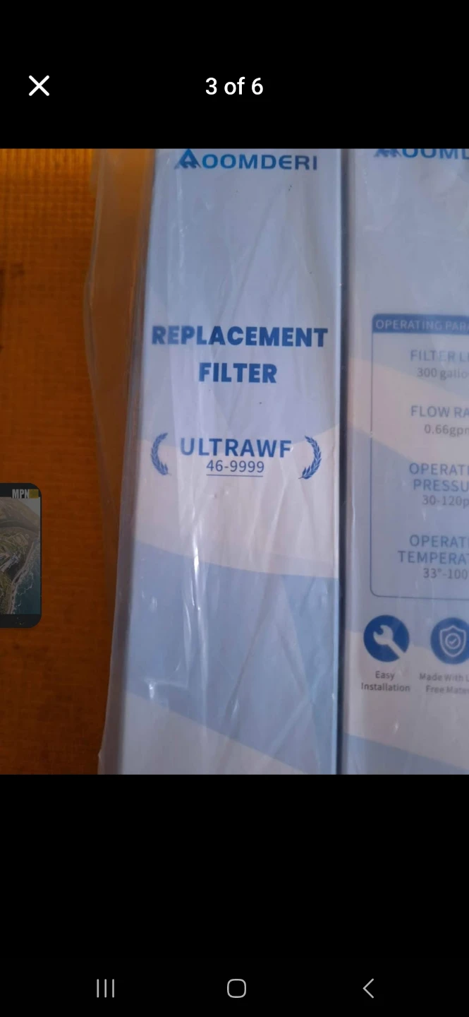 Aoomderi ULTRAWF Filter Compatible 46-9999 Frigidaire, Kenmore - photo 3