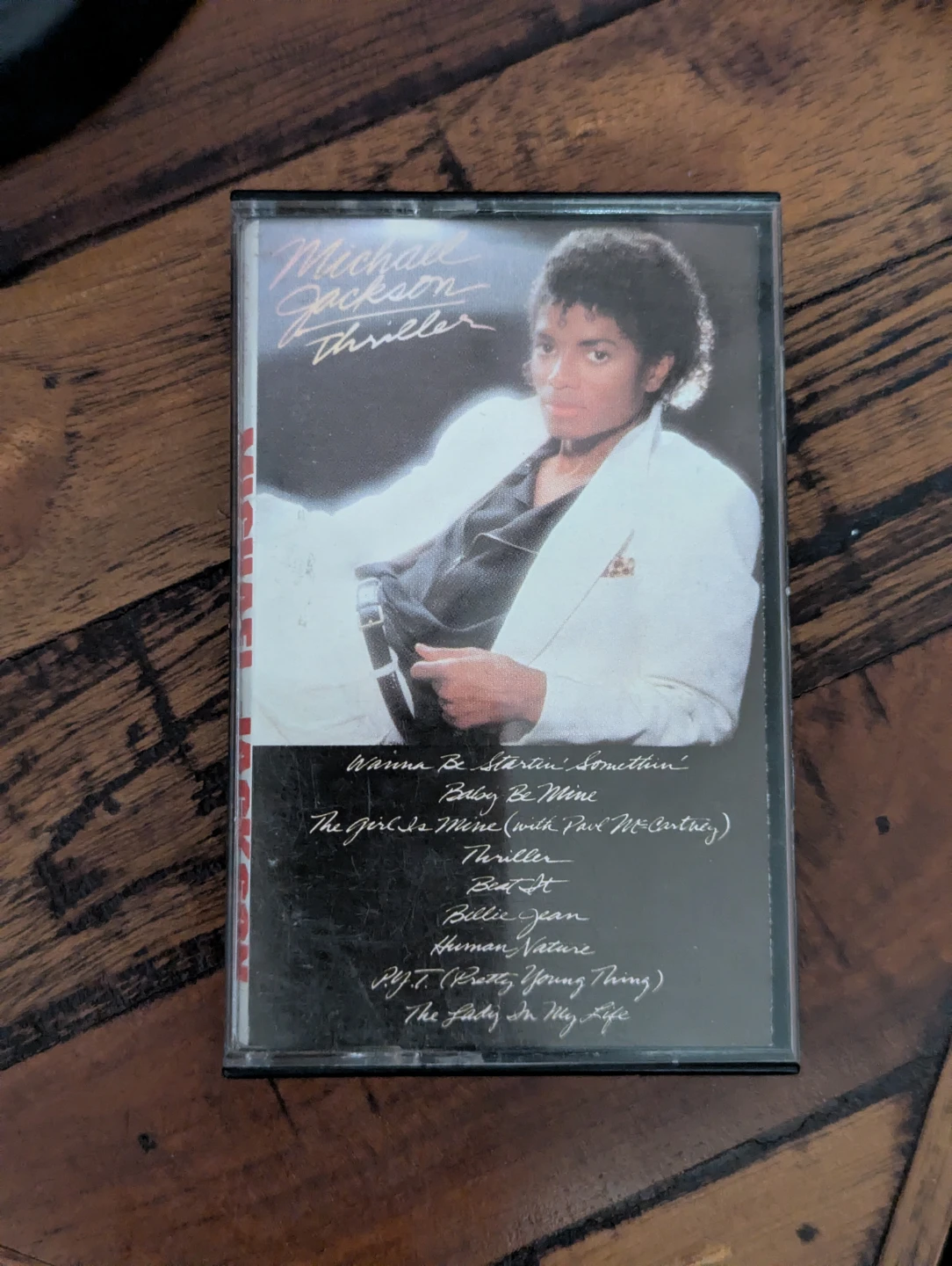 Michael Jackson Thriller Cassette Tape