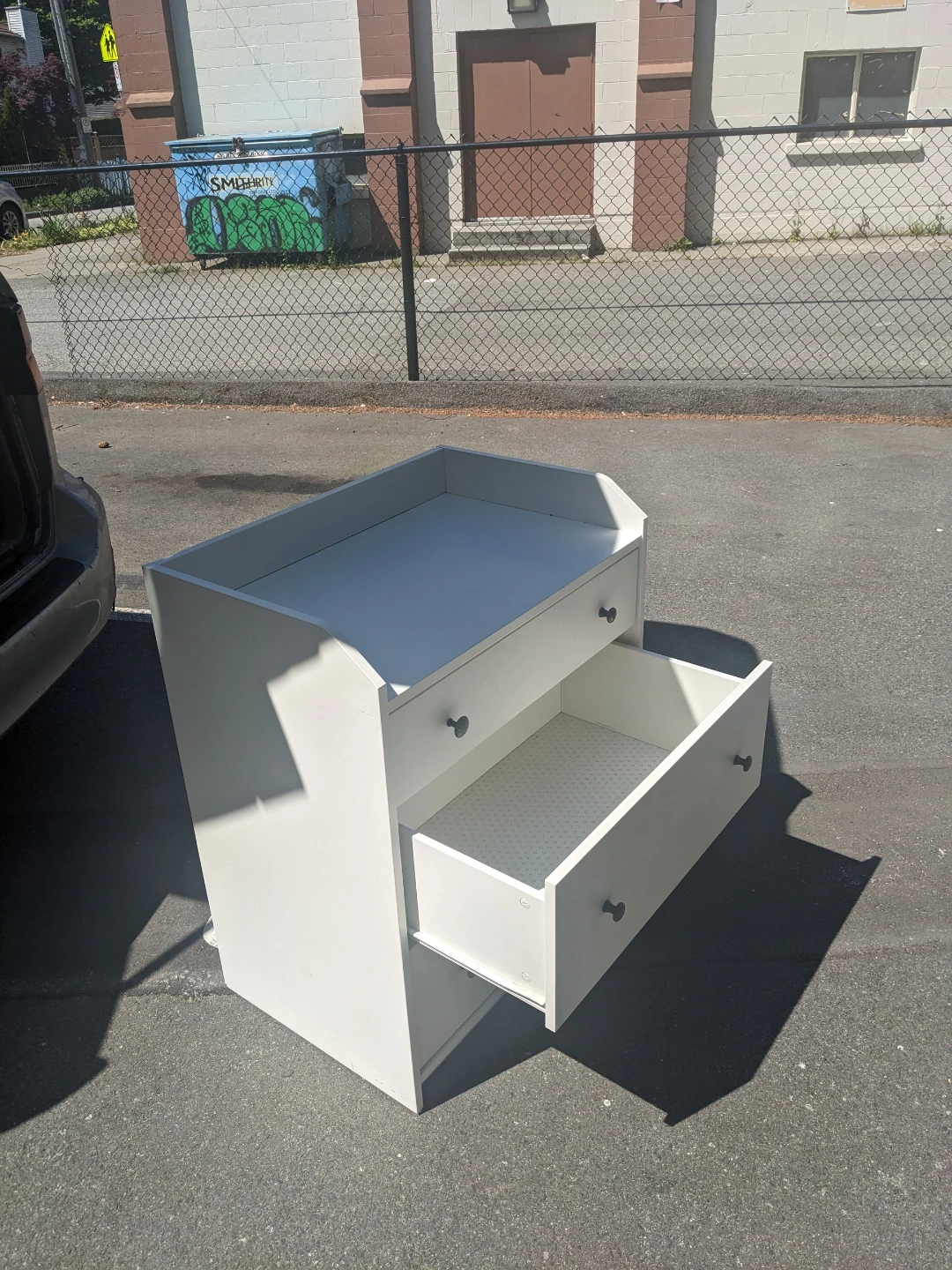 White 3-Drawer Dresser - photo 4