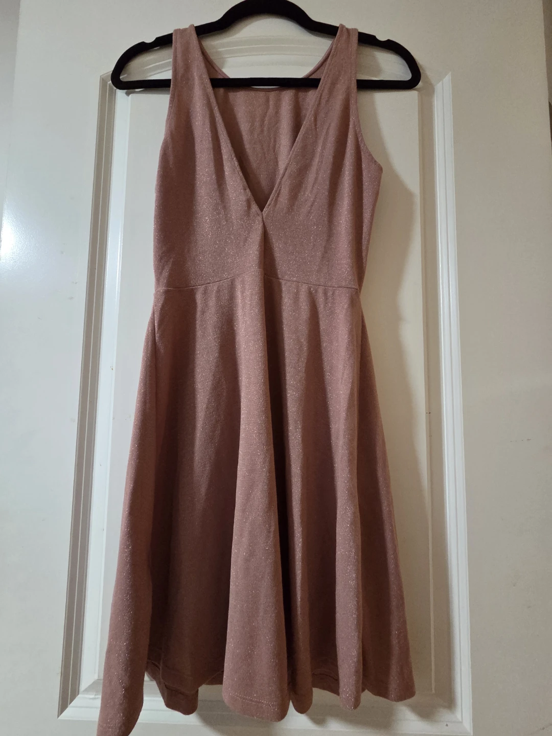 Sparkly pink skater dress - photo 2