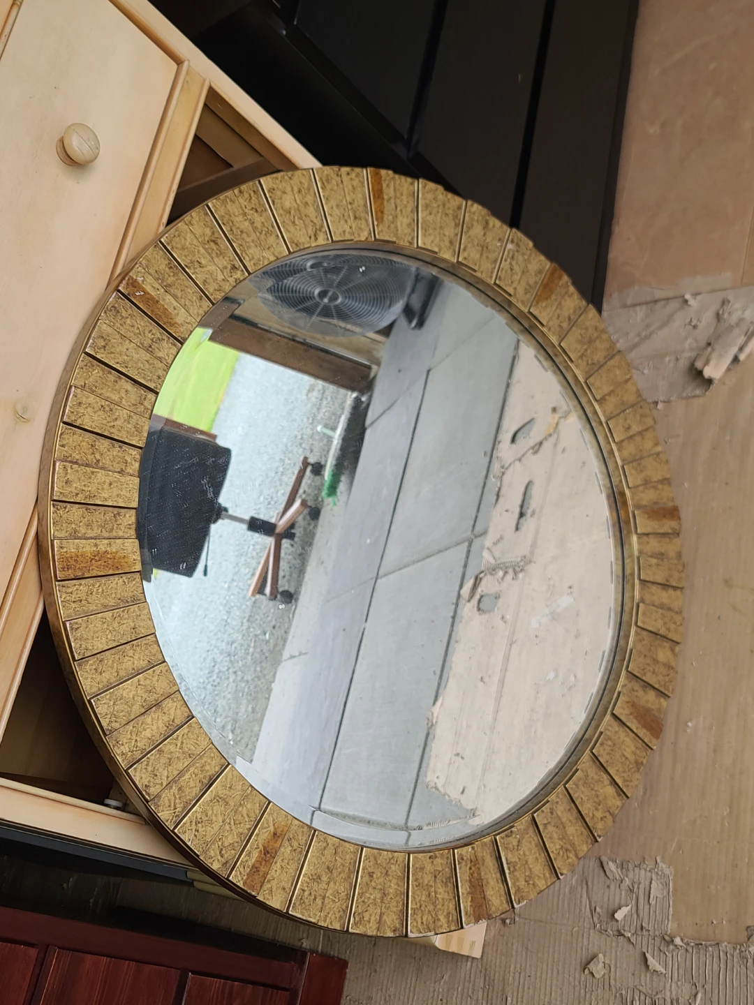 Howard Elliott Collection Round Decorative Mirror