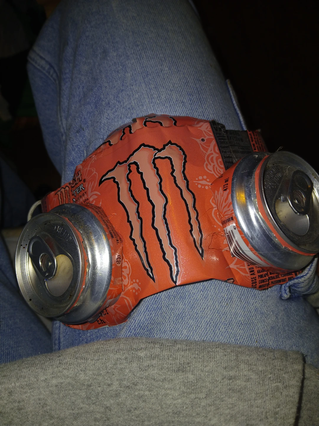 Hand Made Monster Energy Can Gas Mask