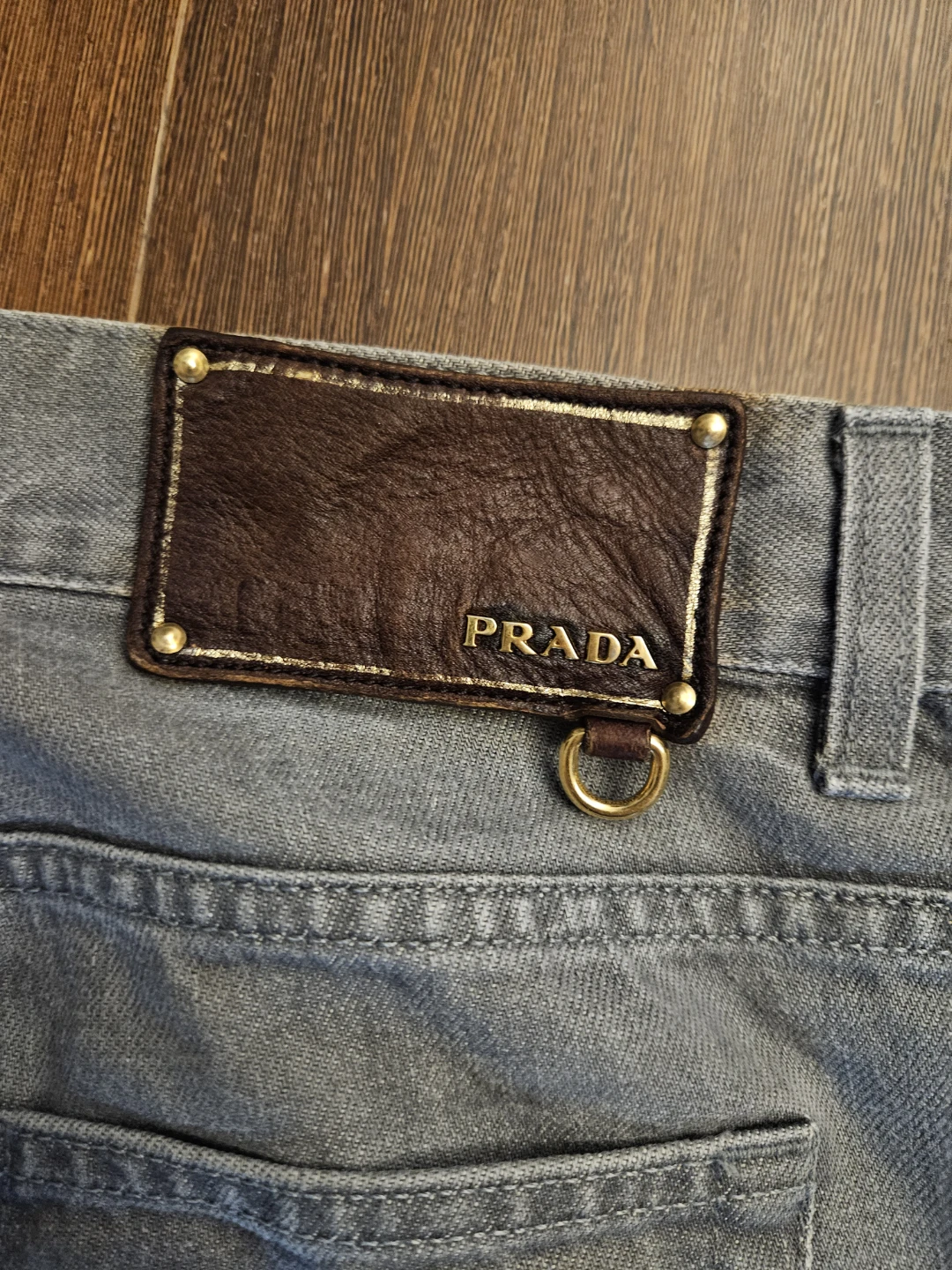 PRADA Grey Denim Mens Jeans 34/33 - photo 2