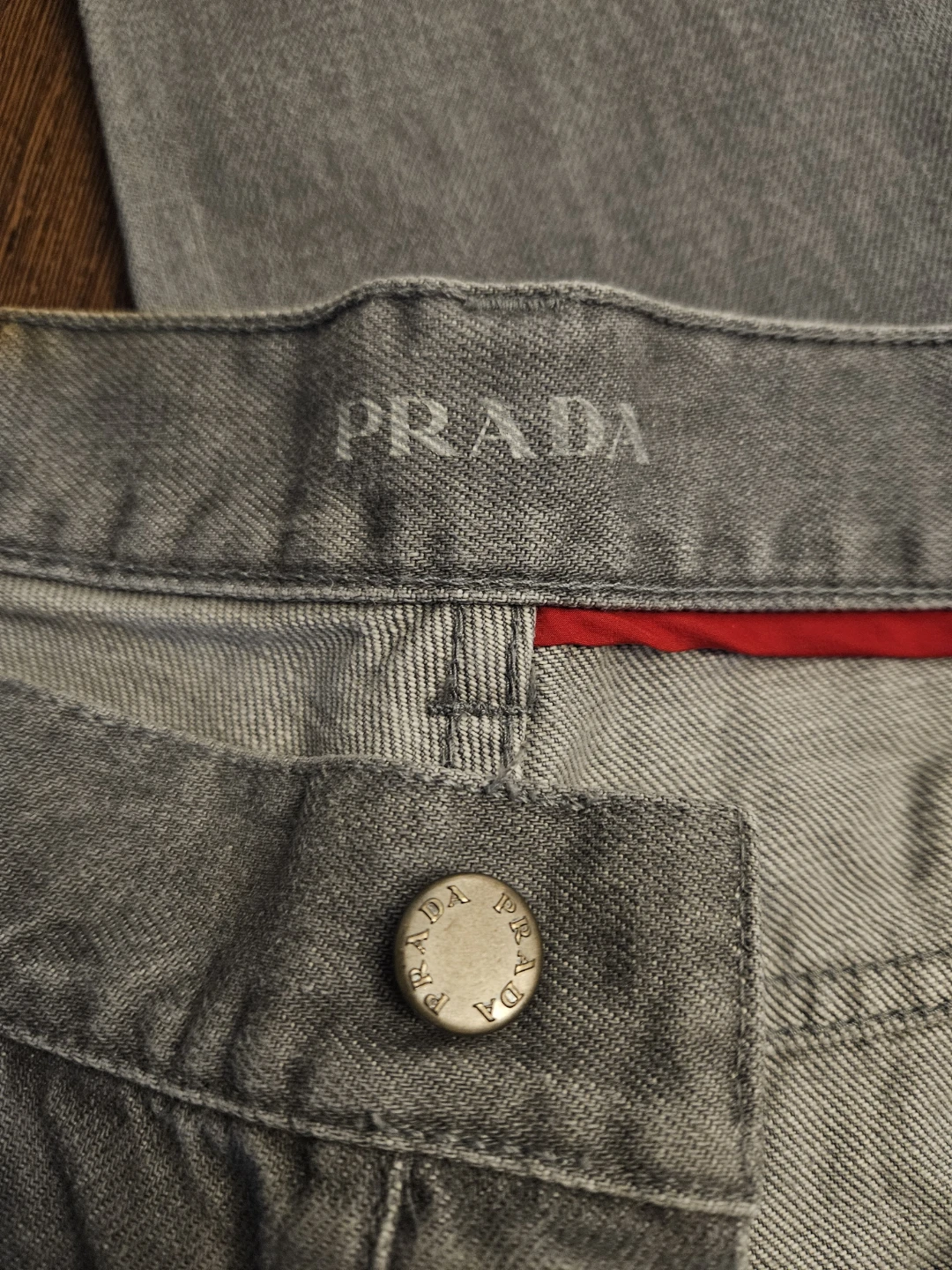 PRADA Grey Denim Mens Jeans 34/33 - photo 3